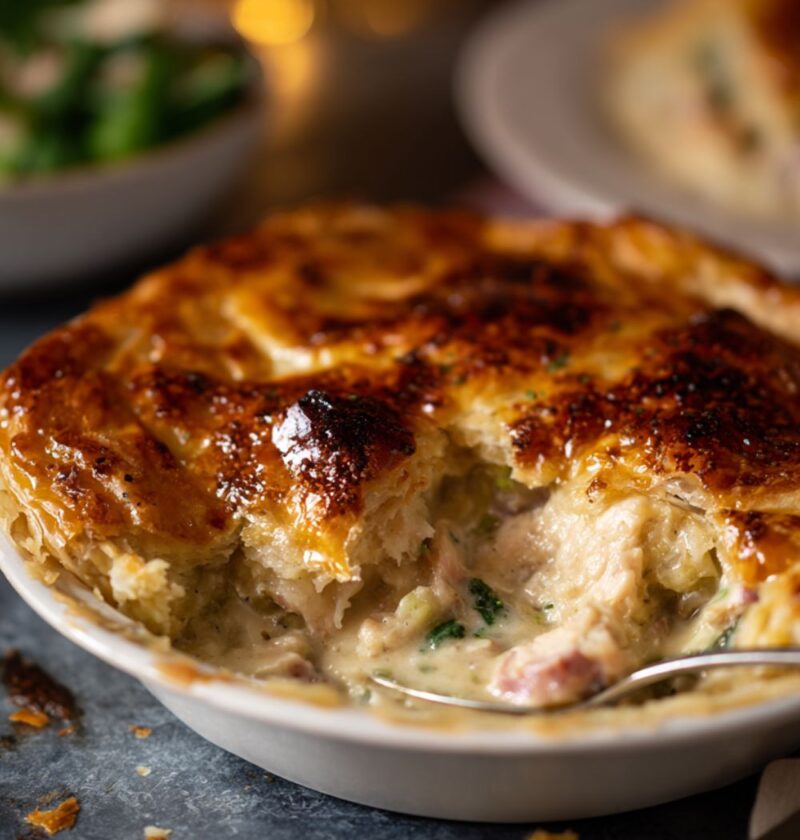 Hairy Bikers​ Chicken Ham And Leek Pie Recipe