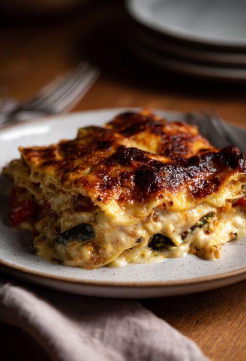 Hairy Bikers​ Roasted Vegetable Lasagne Recipe