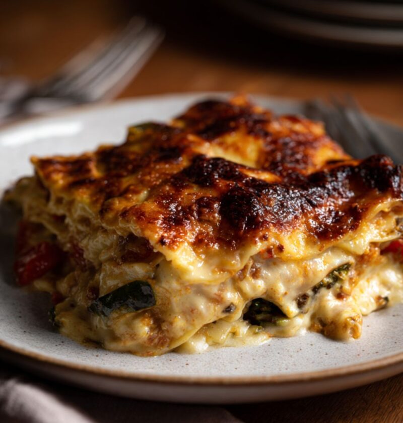 Hairy Bikers​ Roasted Vegetable Lasagne Recipe