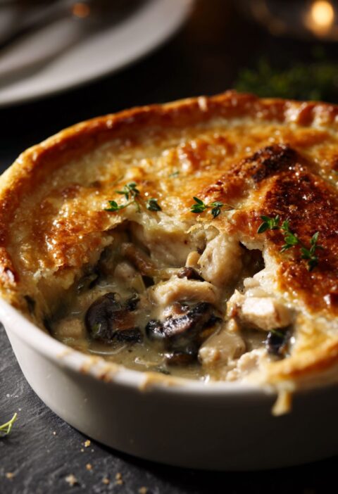 Hairy Bikers Chicken And Mushroom Pie​ Recipe