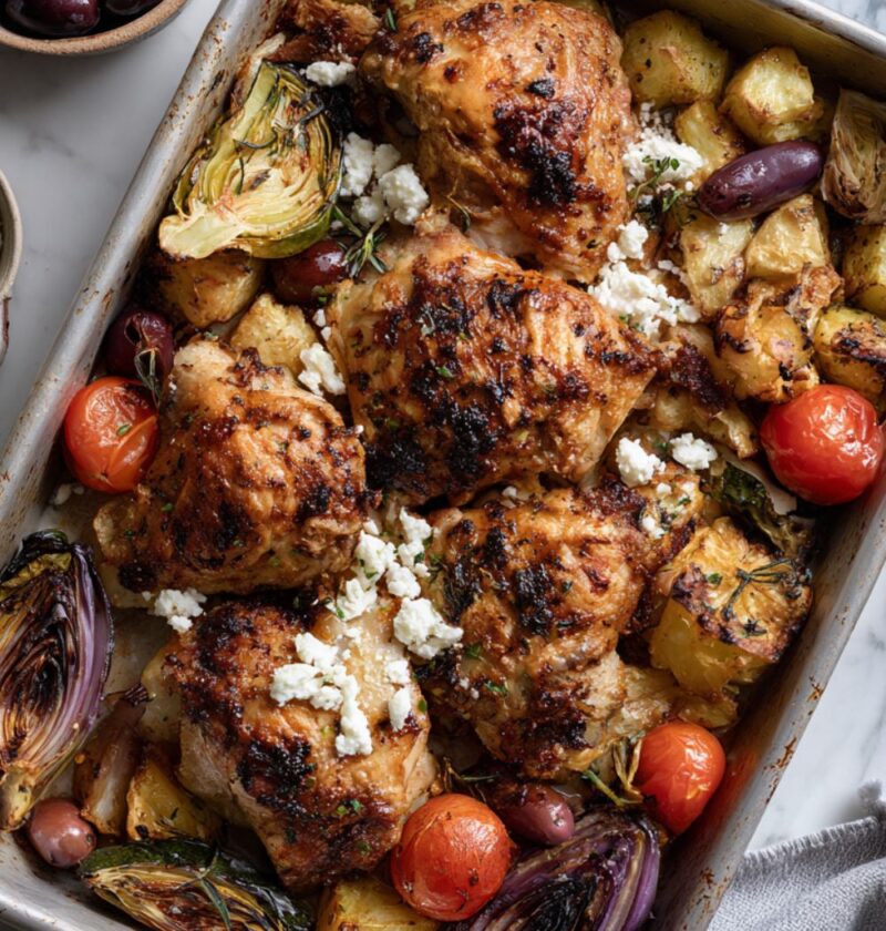 Hairy Bikers​ Mediterranean Chicken Tray Bake Recipe