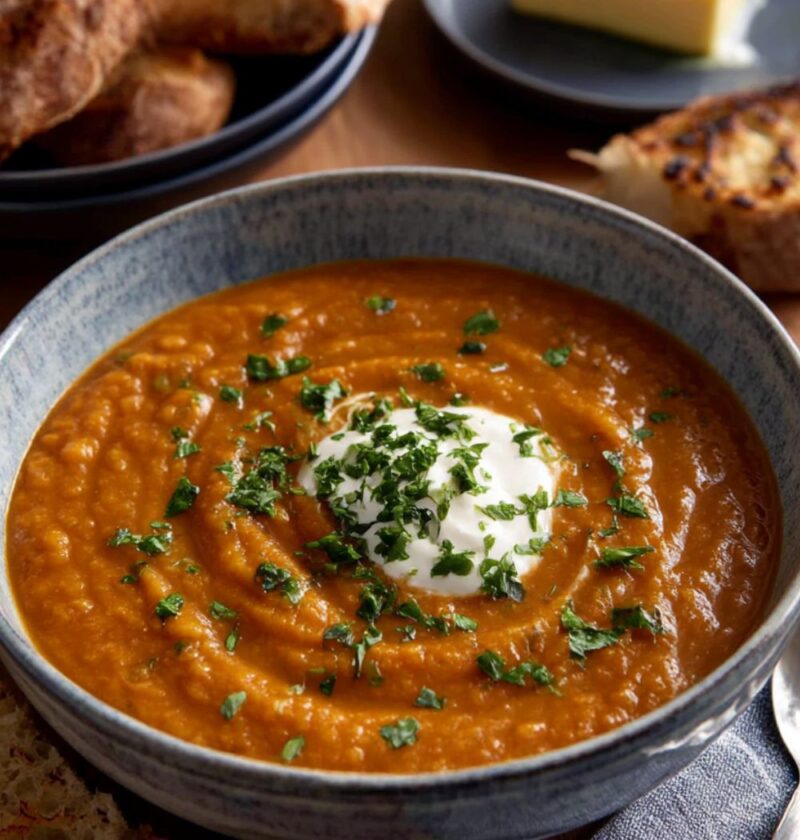 Hairy Bikers​ Red Pepper And Lentil Soup Recipe