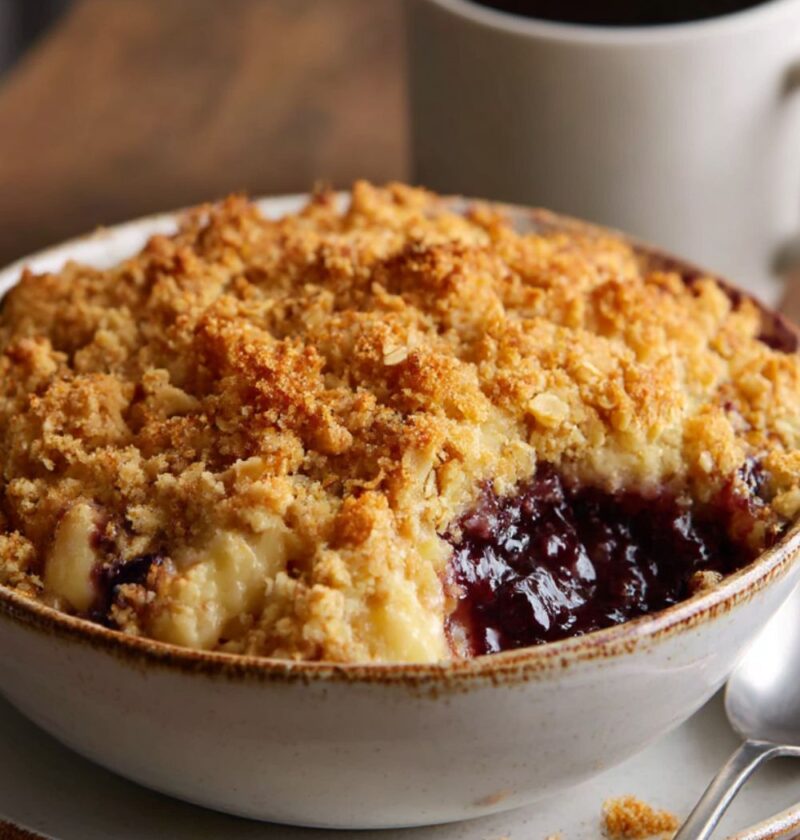 Hairy Bikers Apple And Blackberry Crumble​ Recipe