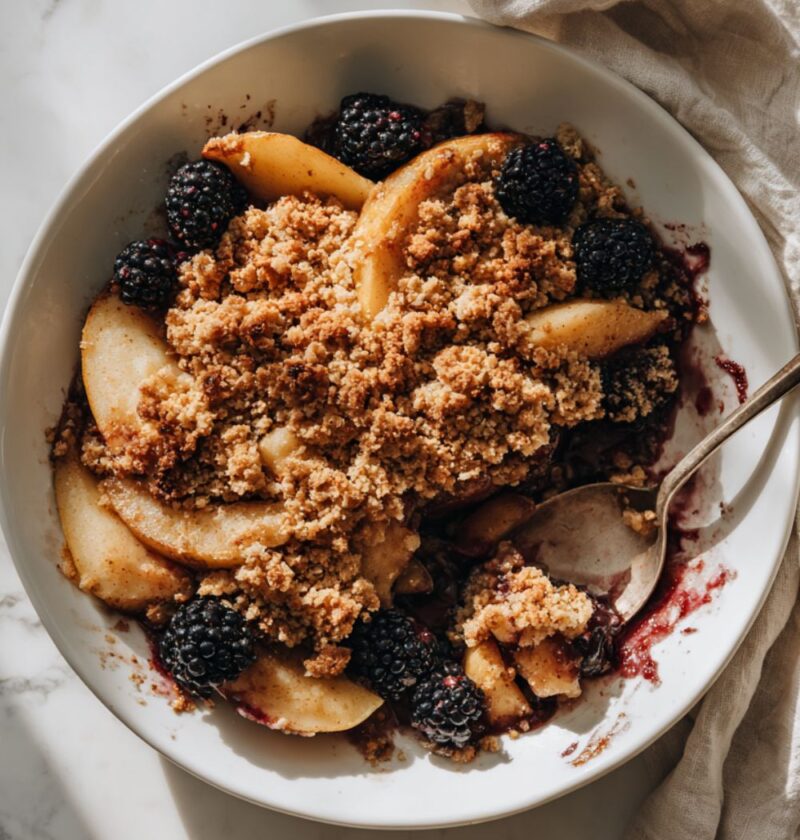 Hairy Bikers Apple And Blackberry Crumble​ Recipe