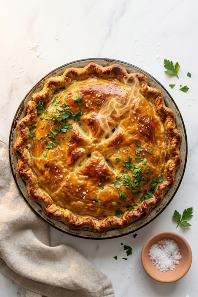 Hairy Bikers Cheese and Potato Pie Recipe