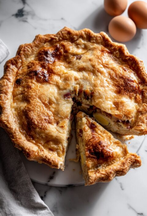 Hairy Bikers Egg And Bacon Pie​ Recipe