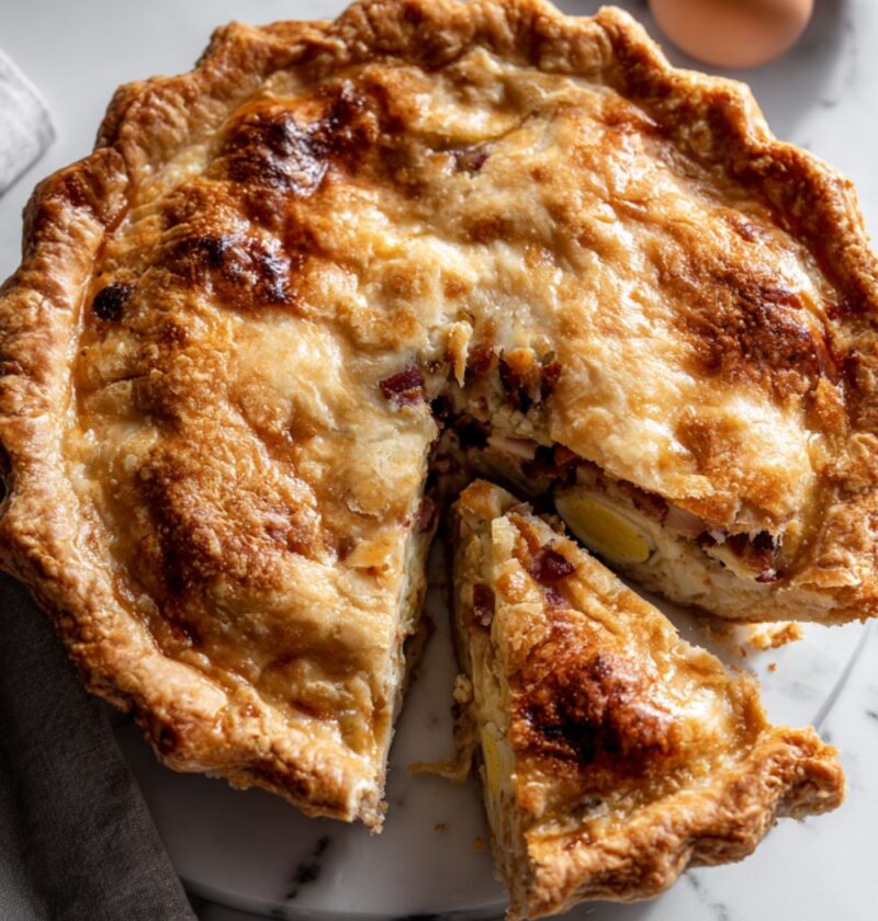 Hairy Bikers Egg And Bacon Pie​ Recipe