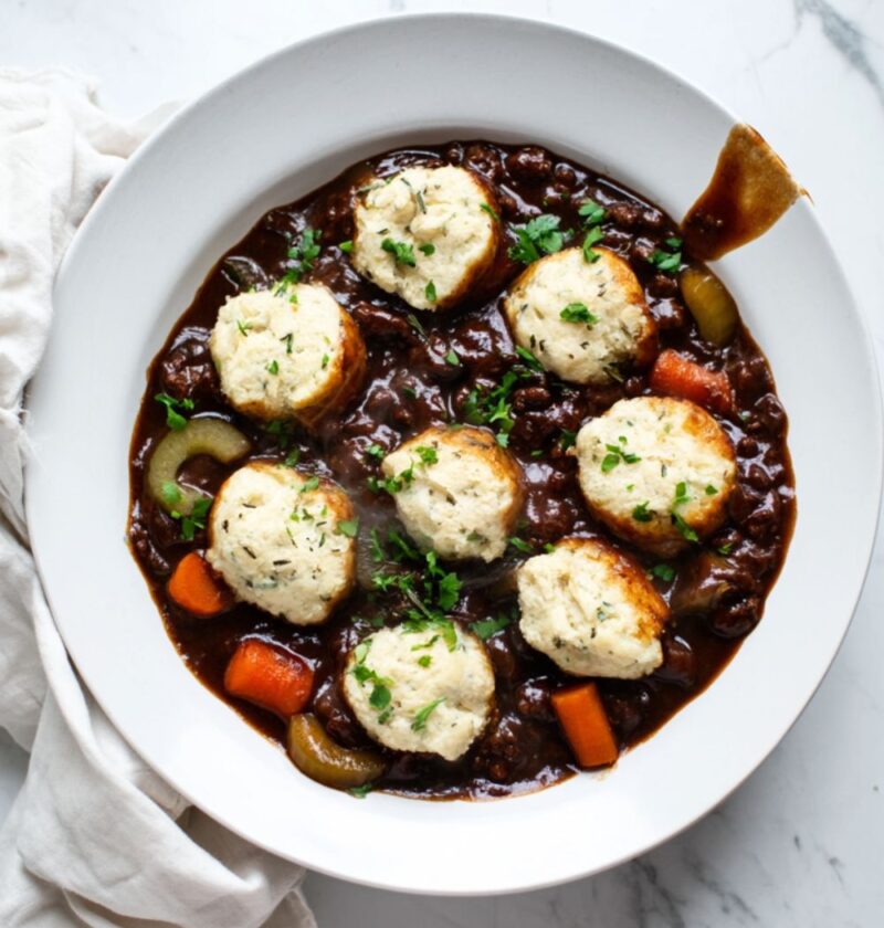 Hairy Bikers Mince And Dumplings​ Recipe