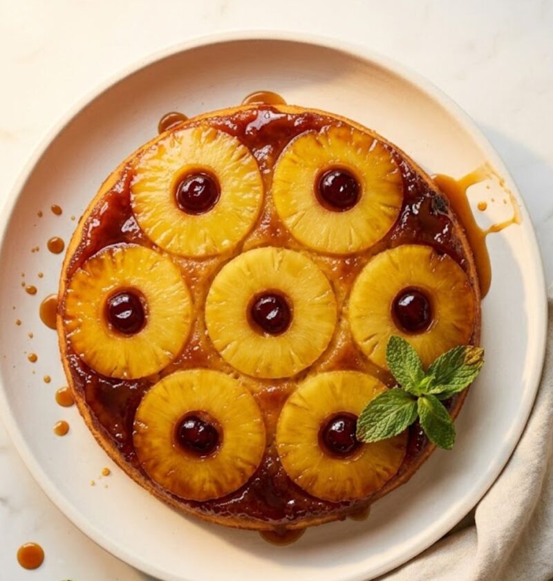 Hairy Bikers Pineapple Upside-Down Cake​ Recipe