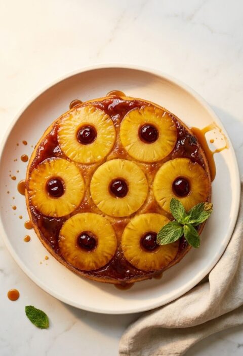 Hairy Bikers Pineapple Upside-Down Cake​ Recipe