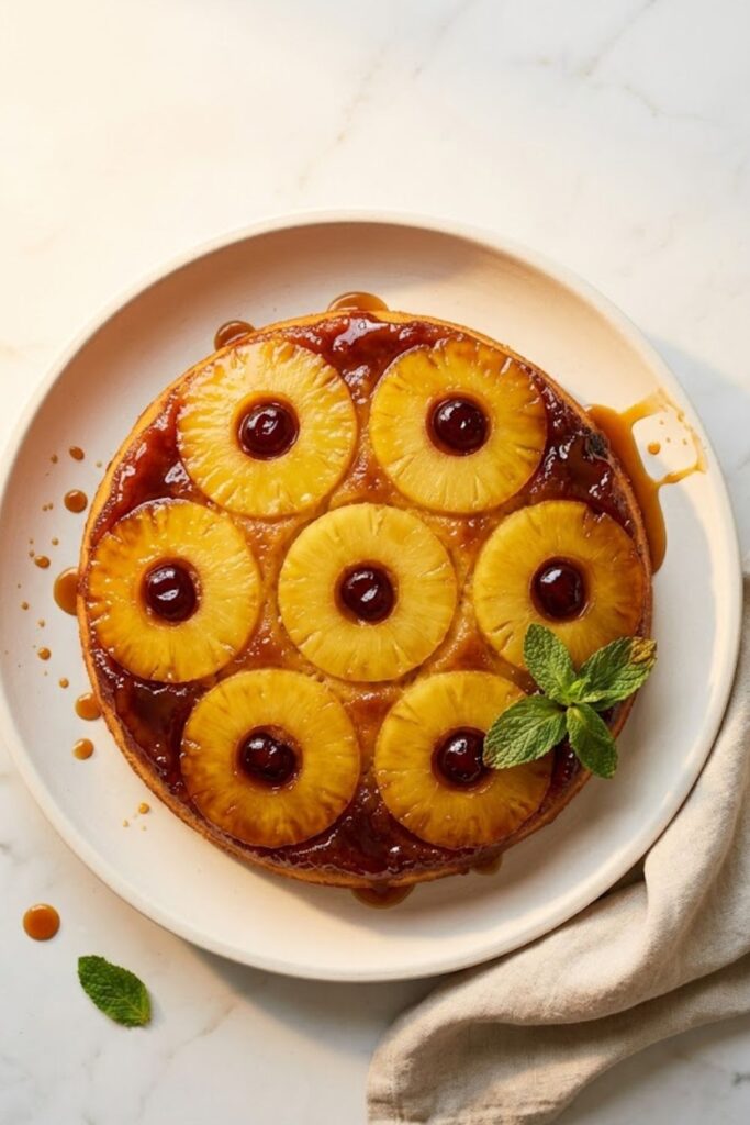 Hairy Bikers Pineapple Upside-Down Cake Recipe