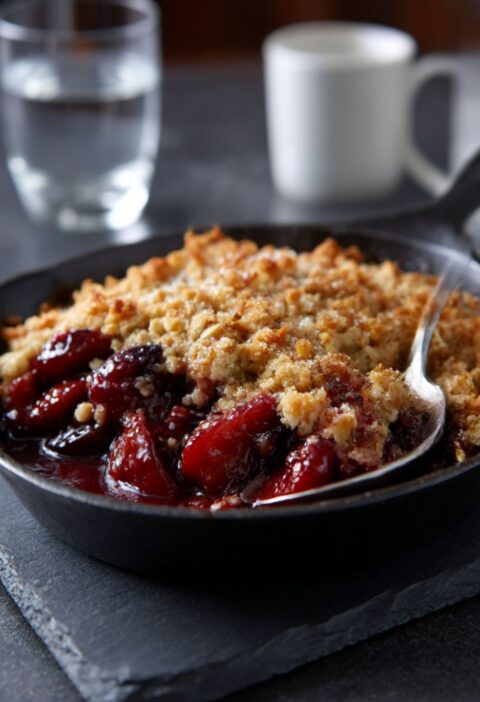 Hairy Bikers Plum Crumble With Oats​ Recipe
