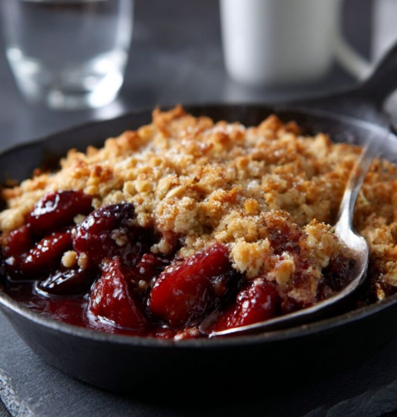Hairy Bikers Plum Crumble With Oats​ Recipe