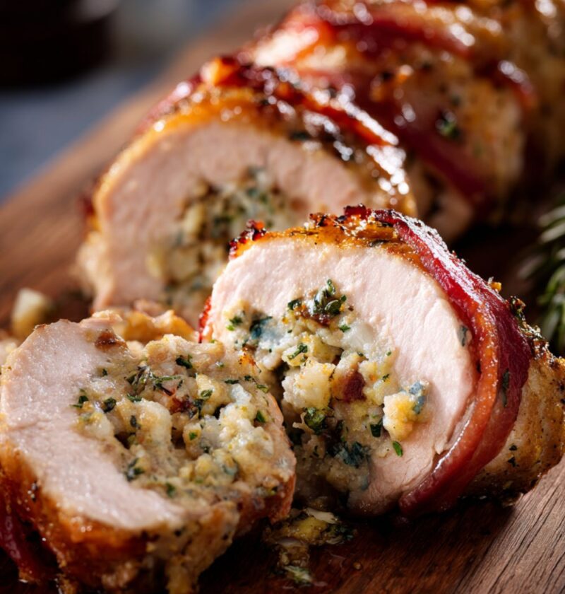 Hairy Bikers Stuffed Pork Fillet