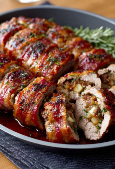 Hairy Bikers Stuffed Pork Tenderloin​ Recipe