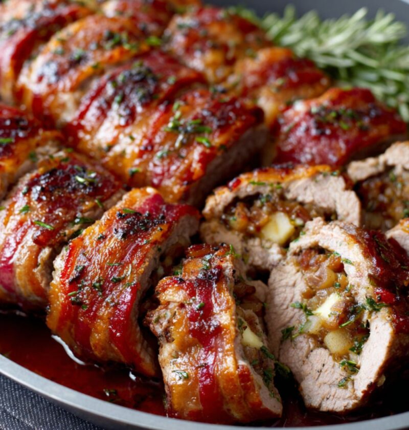Hairy Bikers Stuffed Pork Tenderloin​ Recipe