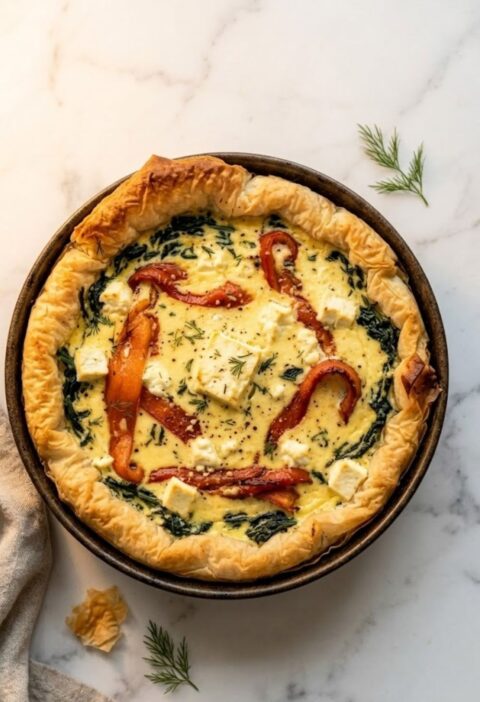 Hairy Bikers​ Filo Pastry Quiche Recipe