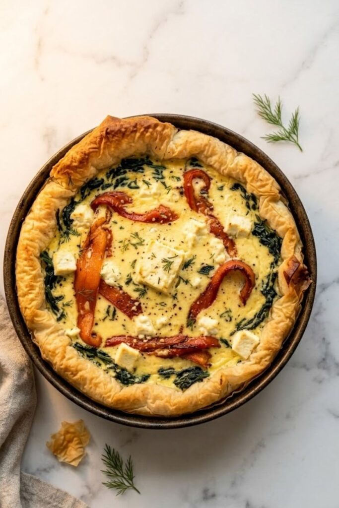 Hairy Bikers Filo Pastry Quiche Recipe