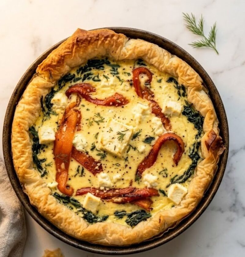 Hairy Bikers​ Filo Pastry Quiche Recipe