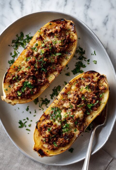 Hairy Bikers​ Stuffed Marrow Recipe