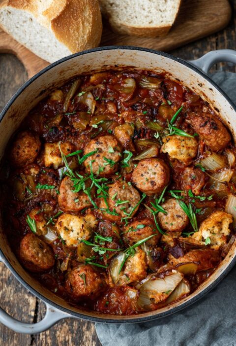 Hairy Bikers Vegetarian Sausage Casserole​ Recipe