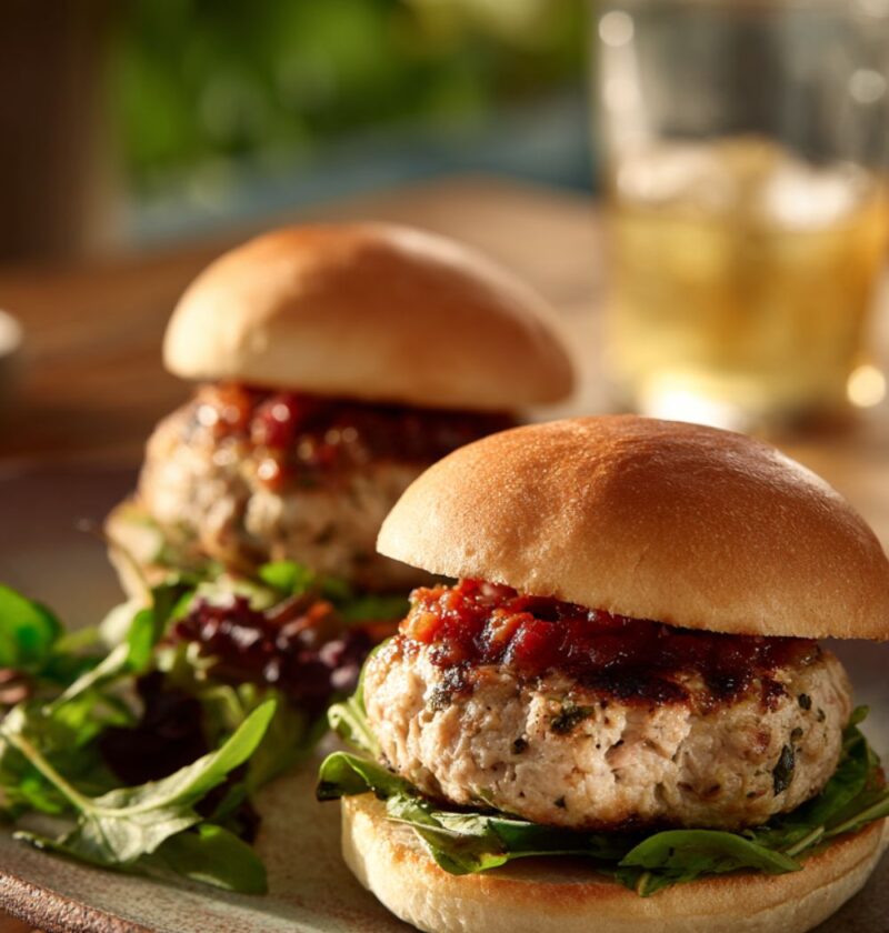 Hairy Bikers Turkey Burgers​ Recipe