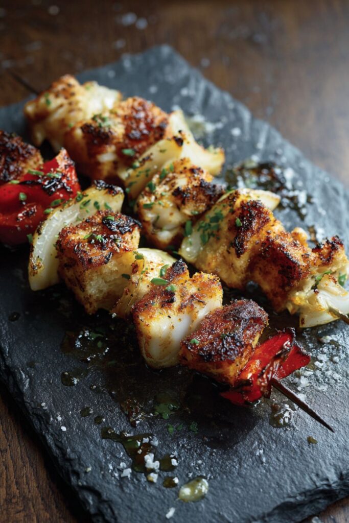 Hairy Bikers Monkfish Kebabs Recipe