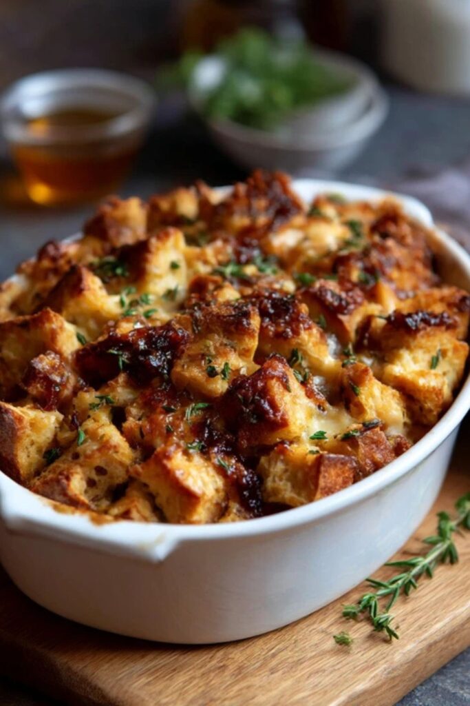 Hairy Bikers Savoury Bread Pudding Recipe
