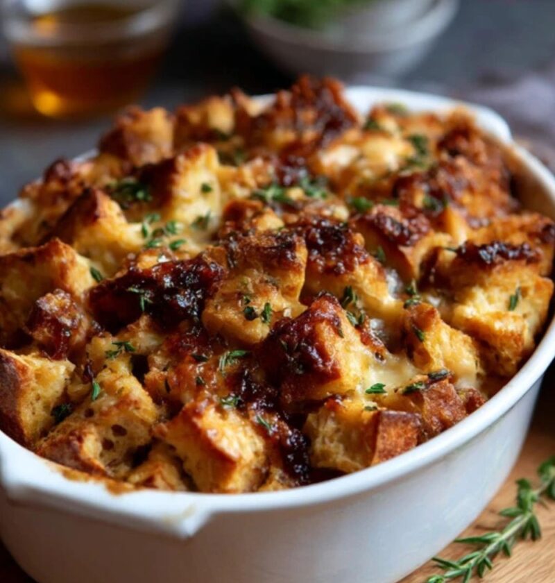 Hairy Bikers Savoury Bread Pudding Recipe