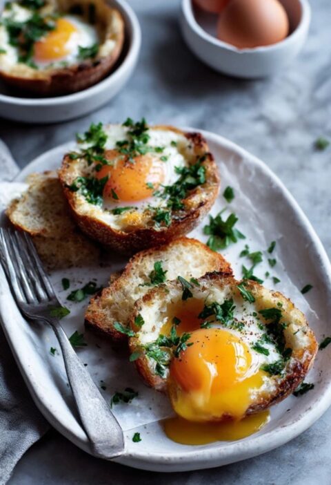 Hairy Bikers Eggs In Holes Recipe
