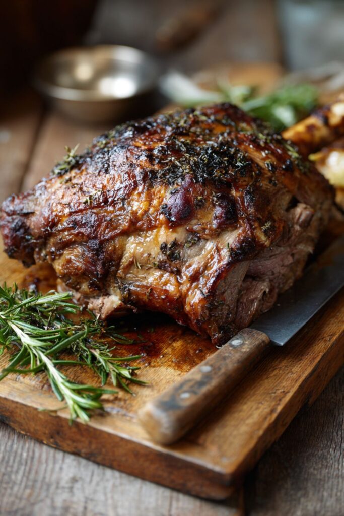 Hairy Bikers Slow Roast Leg of Lamb Recipe
