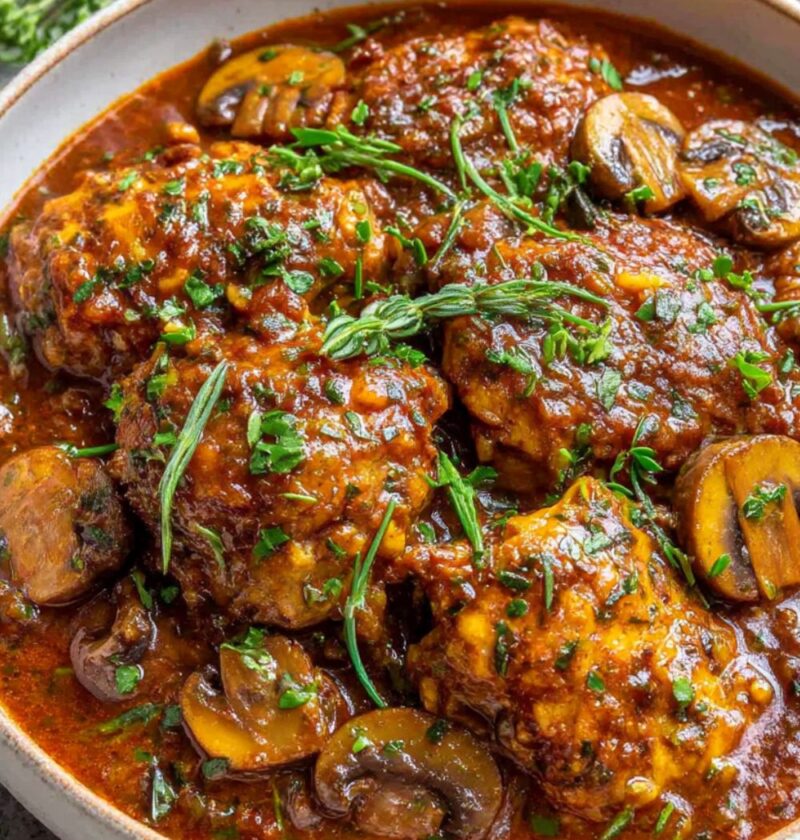 Hairy Bikers Chicken Chasseur Recipe