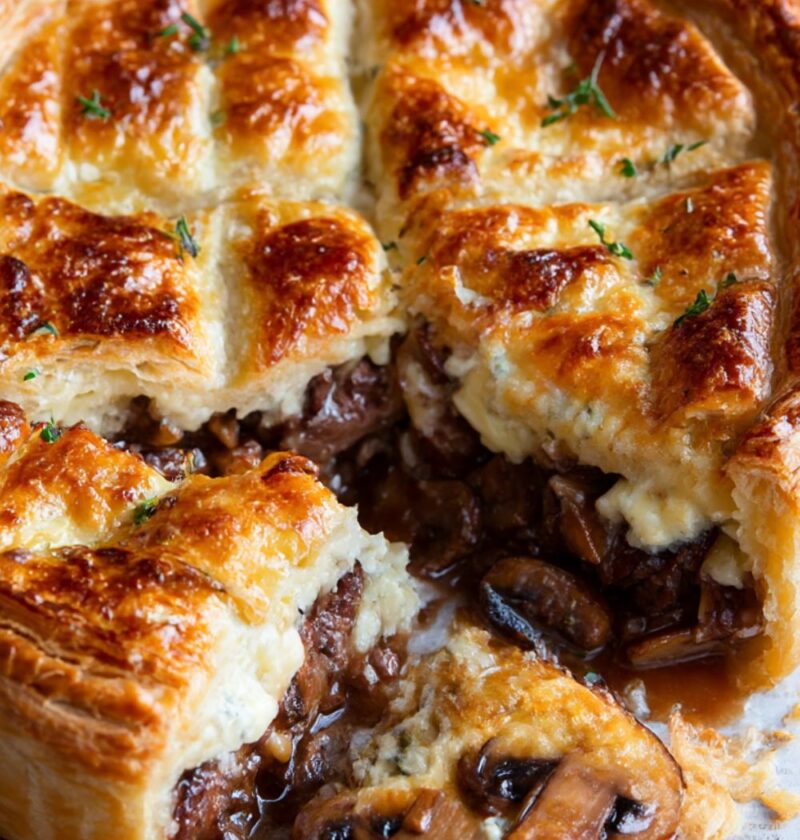 Hairy Bikers Steak And Stilton Pie Recipe