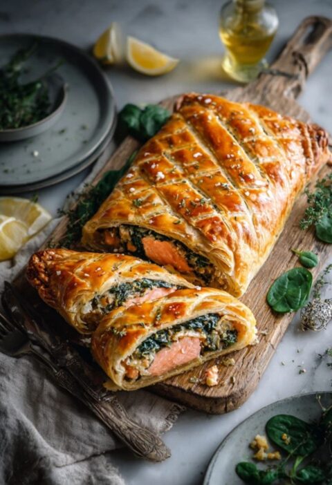 Hairy Bikers​ Salmon And Spinach En Croute