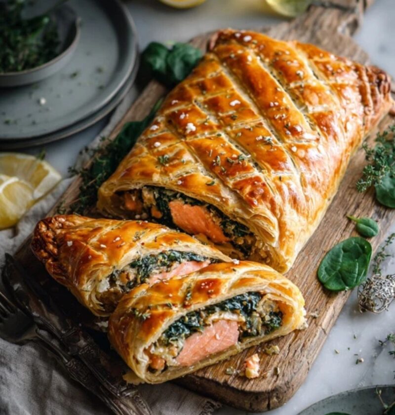 Hairy Bikers​ Salmon And Spinach En Croute