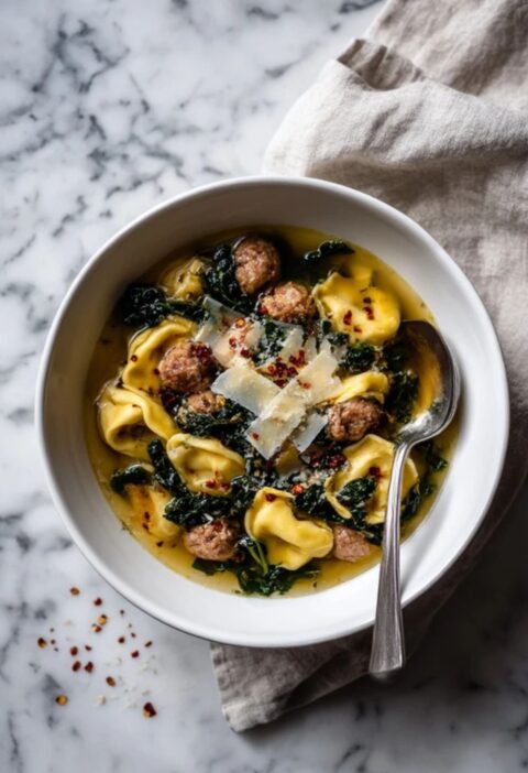 Sausage & Tortellini In Brodo Recipe