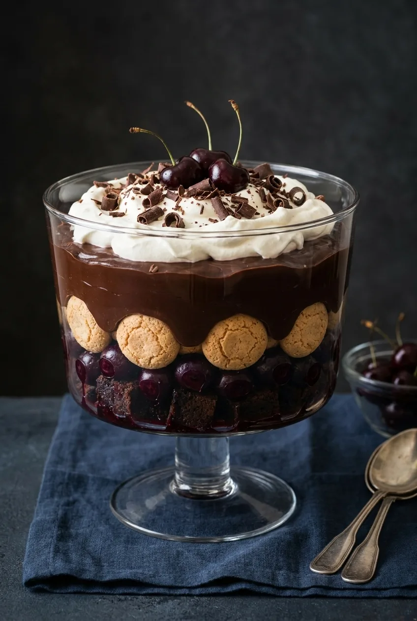 Hairy Bikers Black Forest Trifle Recipe