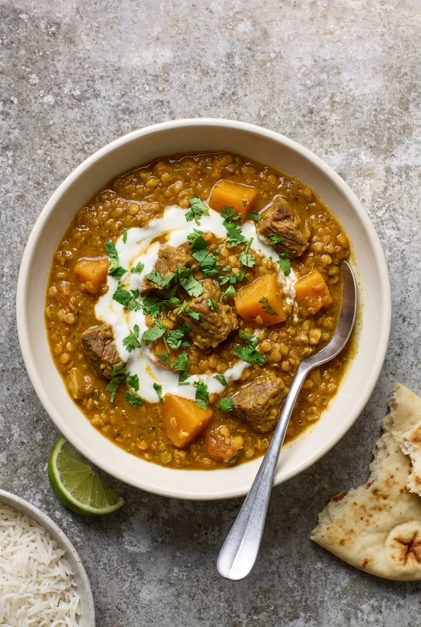 Hairy Bikers Lamb Dhansak Recipe