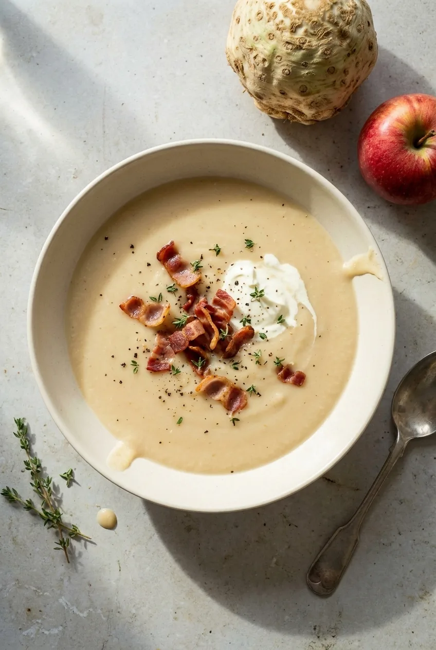 Hairy Bikers Celeriac and Apple Soup