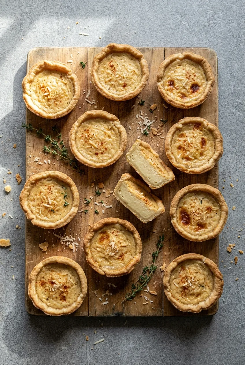Hairy Bikers Cheesy Parmesan Custard Tarts Recipe