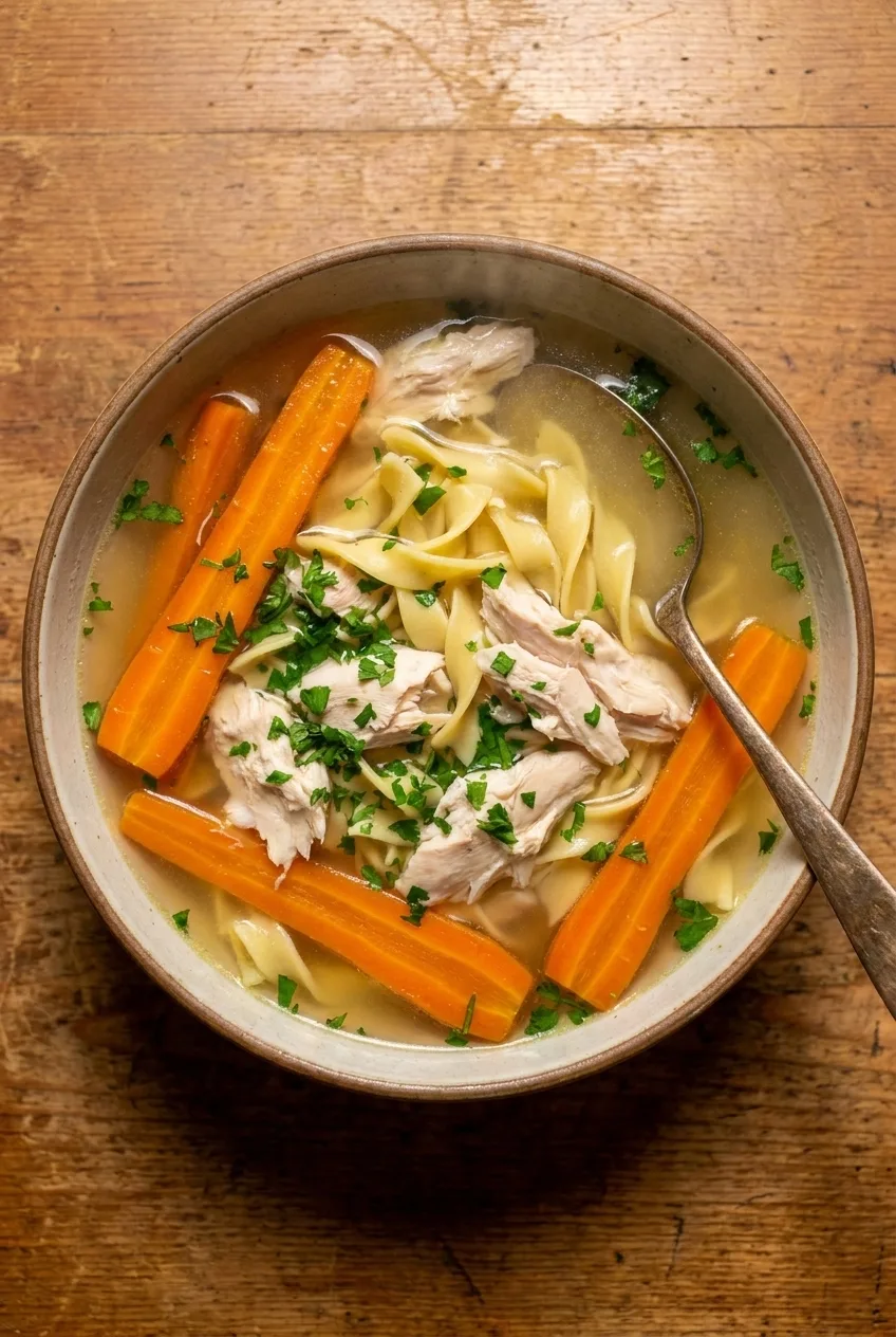 Hairy Bikers Chicken Noodle Soup
