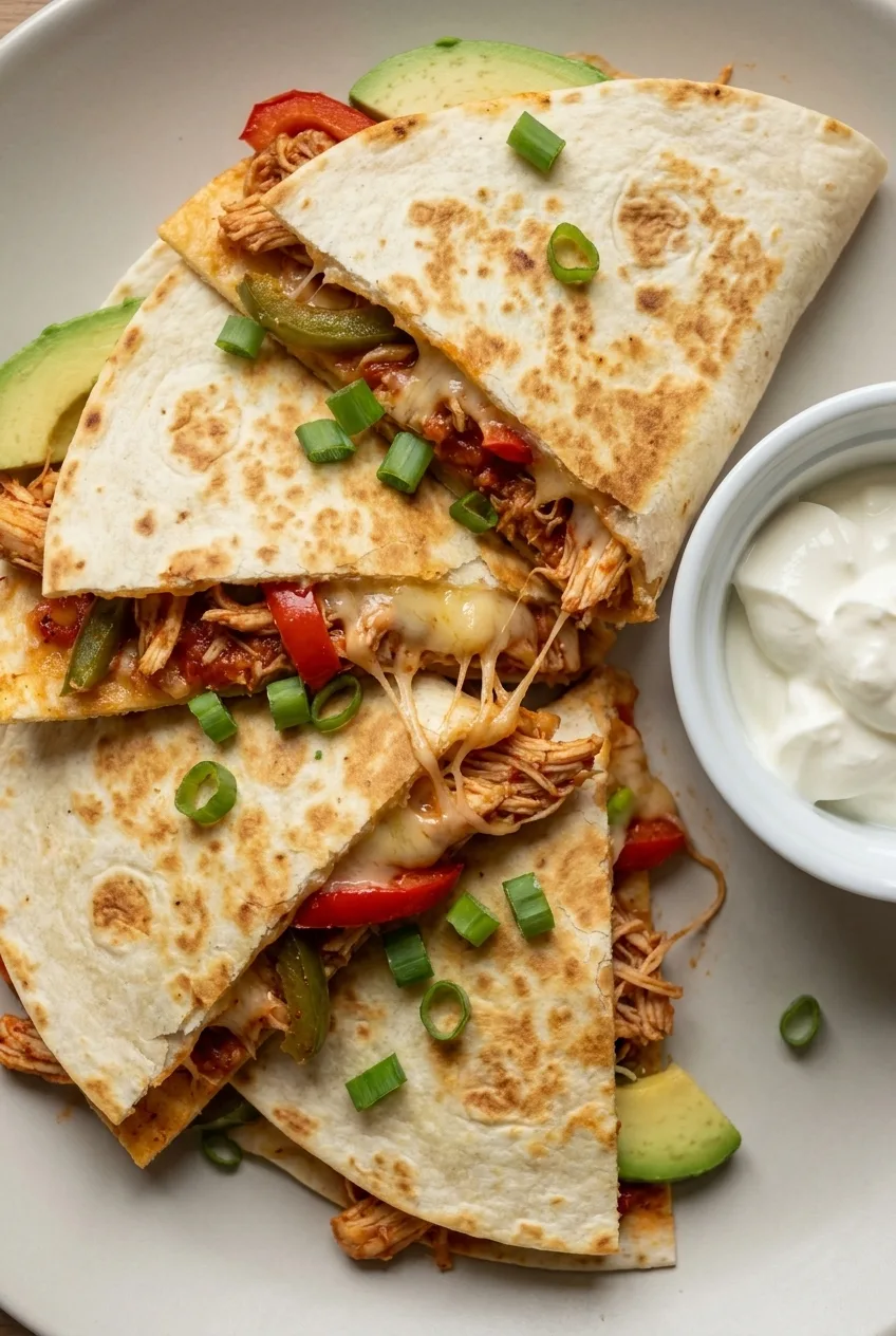 Hairy Bikers Chicken Quesadilla Recipe