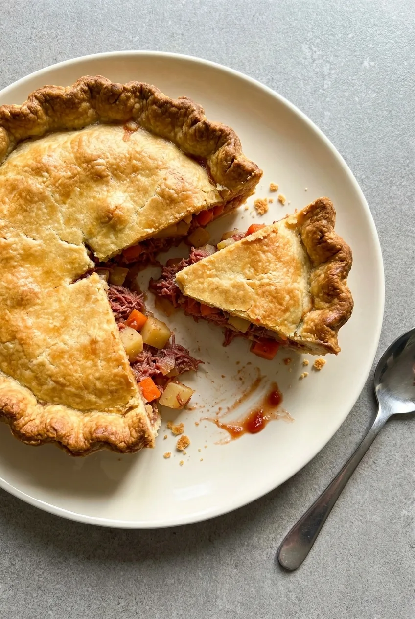 Hairy Bikers Corned Beef and Onion Pie Recipe