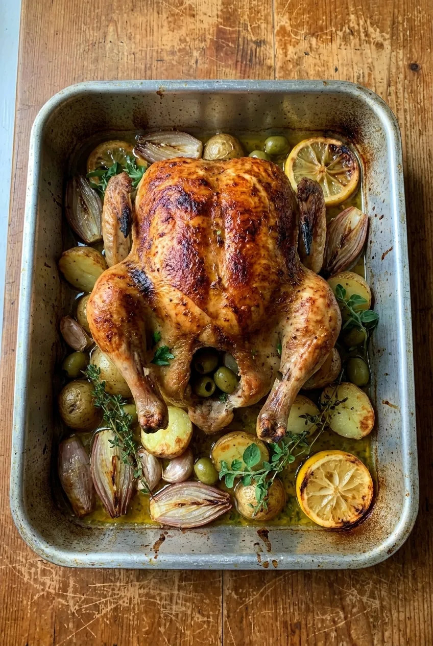 Hairy Bikers Mediterranean Roast Chicken