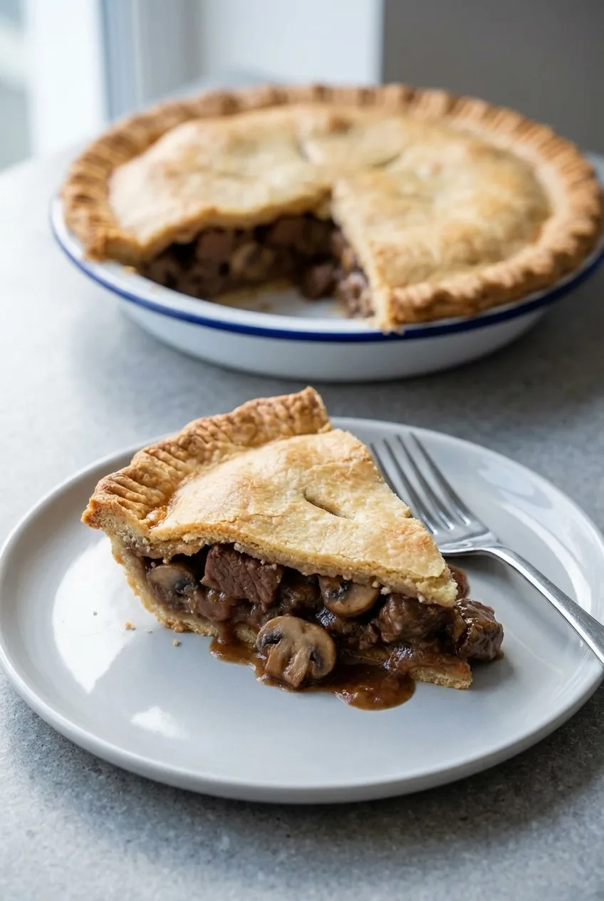 Hairy Bikers Steak and Mushroom Pie Recipe