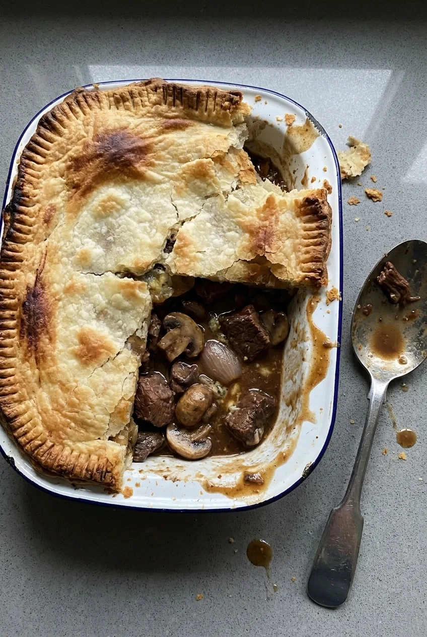 Hairy Bikers Steak and Stilton Pie Recipe