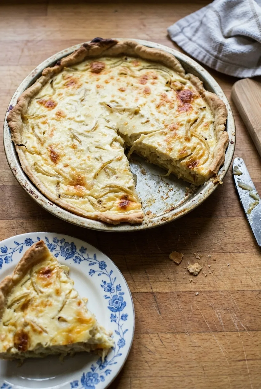 Hairy Bikers Cheese and Onion Quiche