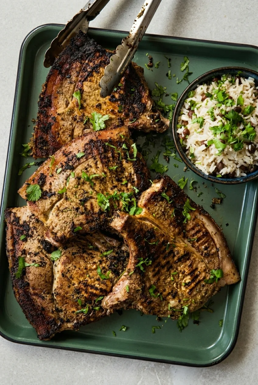 Hairy Bikers Jerk Pork Chops Recipe