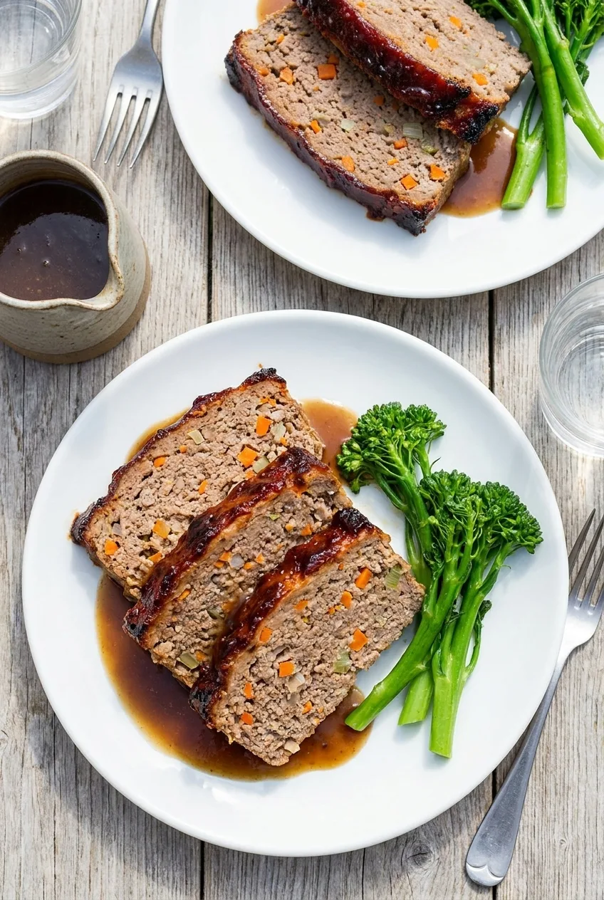 Hairy Bikers Meatloaf with Gravy