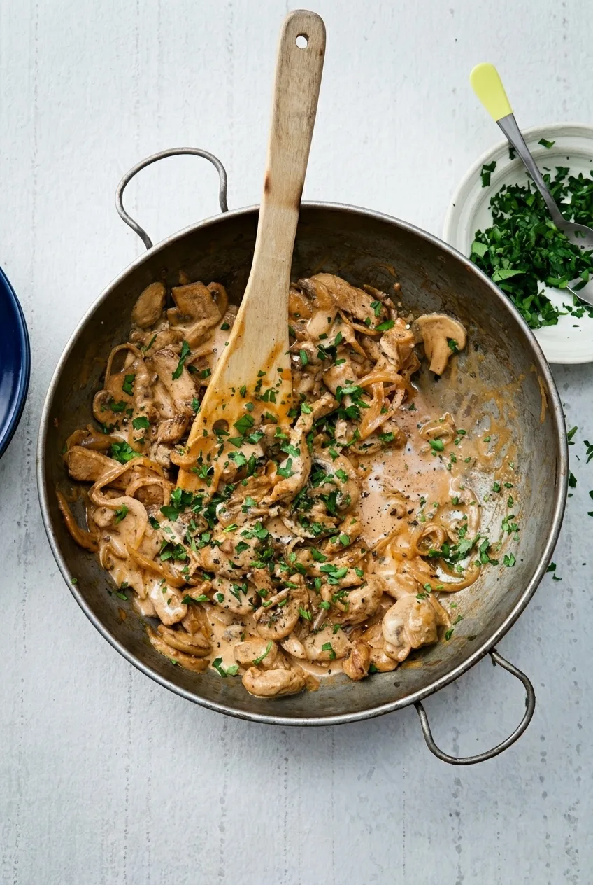 Hairy Bikers Pork Stroganoff